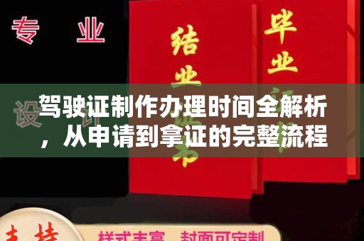 金川驾驶证制作办理时间全解析，从申请到拿证的完整流程