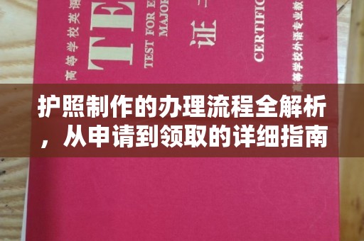 金川护照制作的办理流程全解析，从申请到领取的详细指南