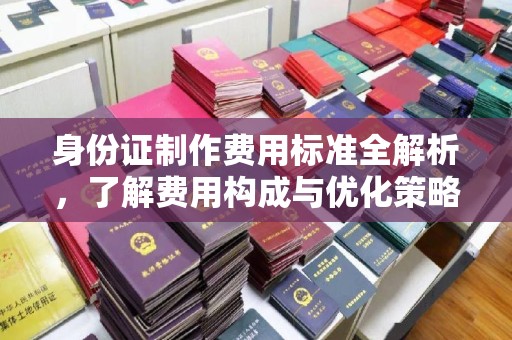 金川身份证制作费用标准全解析，了解费用构成与优化策略